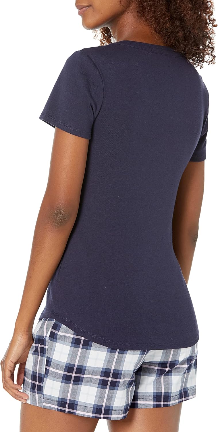 Detalle 2 de Amazon Essentials Poplin Sleep Tee Set