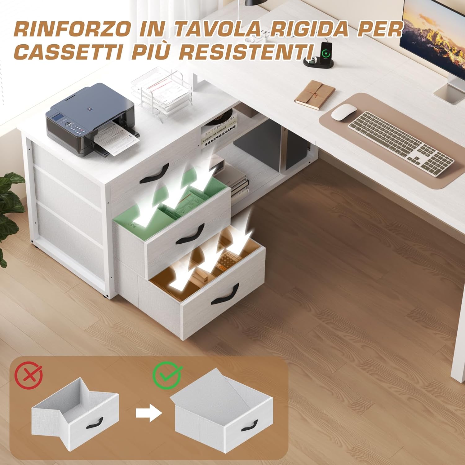 Thumbnail 2 de TRIUMPHKEY Scrivania Angolo 140x105cm 🖥️