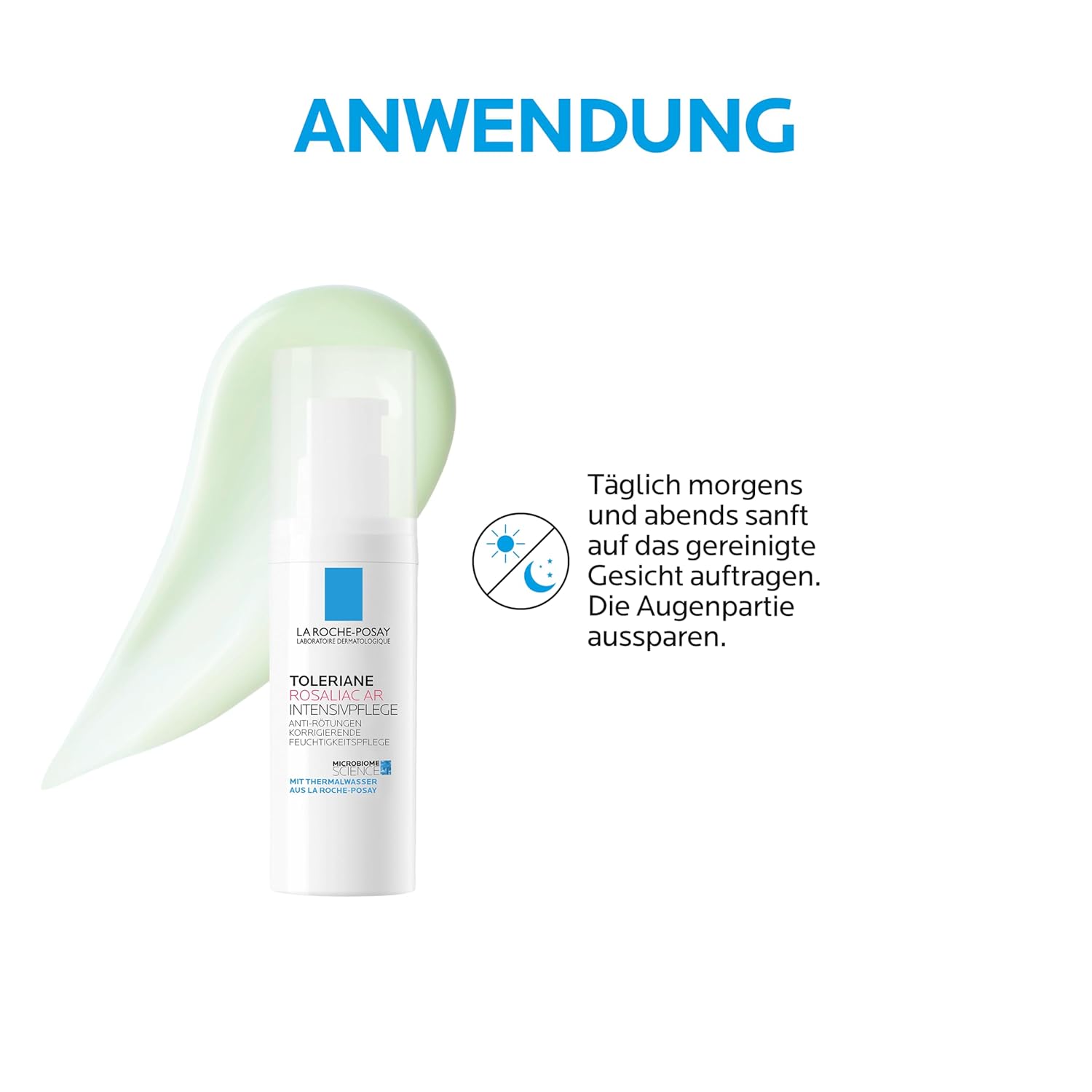 Detalle de La Roche-Posay Toleriane Rosaliac AR Intensivpflege – Feuchtigkeitspflege für Rötungen und Rosazea, 40 ml