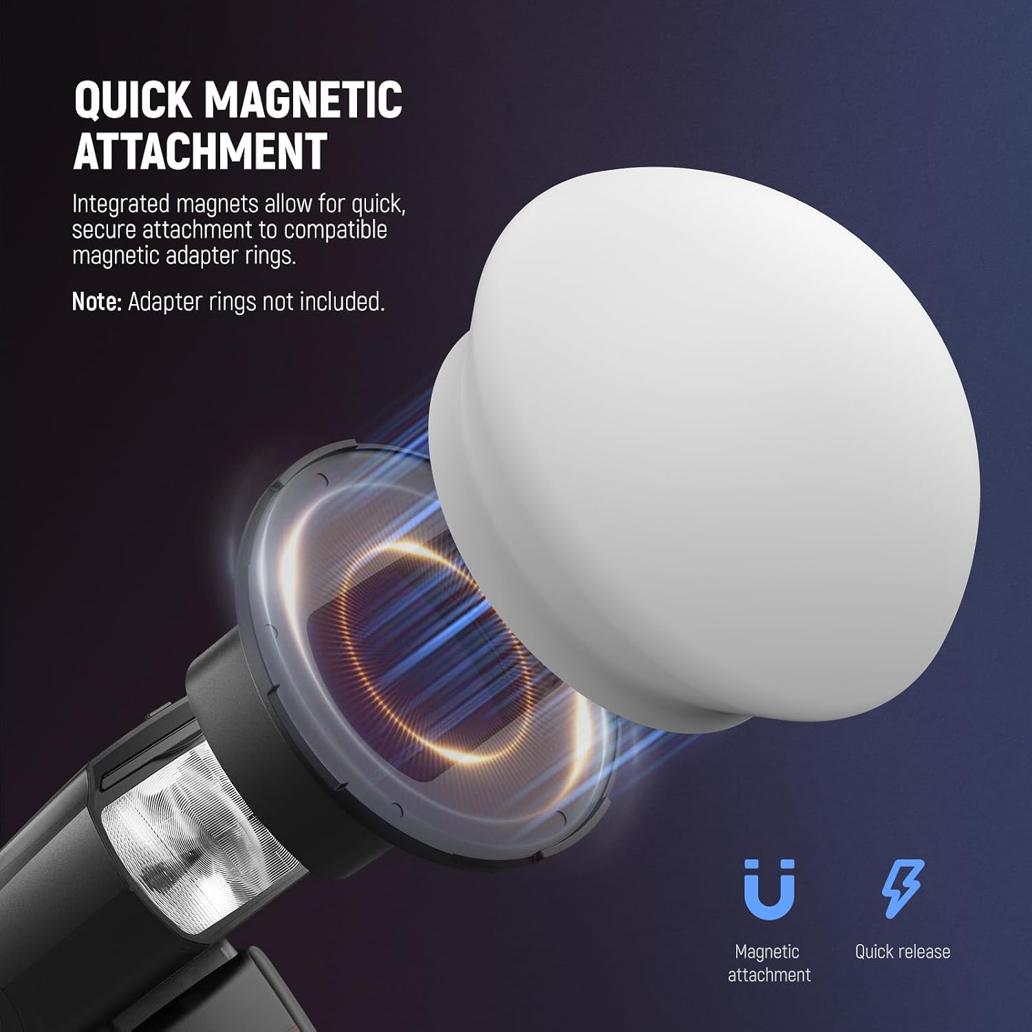 Detalle 2 de NEEWER CRS9 Diffuseur de flash silicone