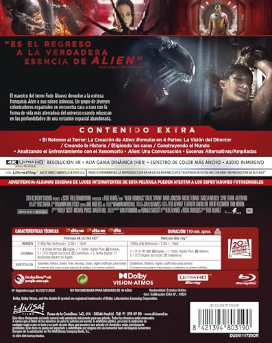 Thumbnail 1 de Alien: Romulus (4K UHD + Blu-ray) – Divisa Films