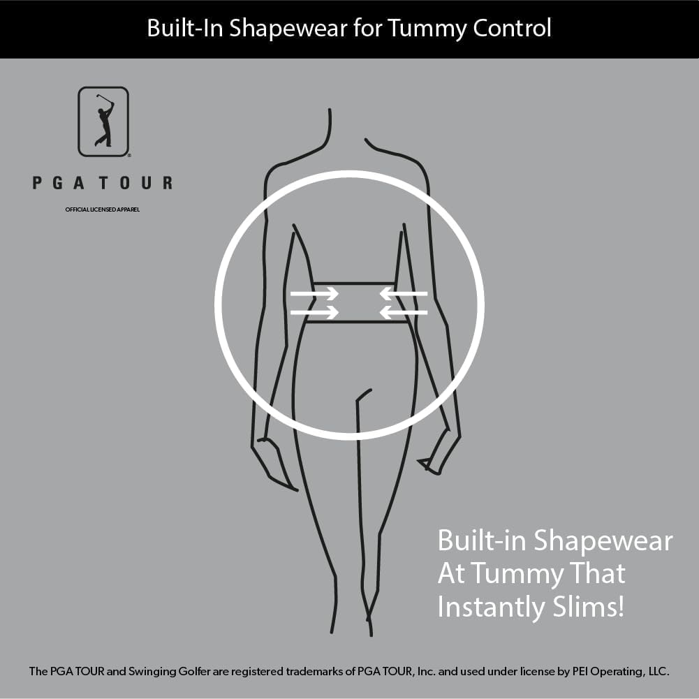 Thumbnail 2 de PGA Tour Women’s Stretch Golf Pants with Pull-on Waist (Tummy Control, Moisture-Wicking, Sun Protection) 31" & 32" Inseams