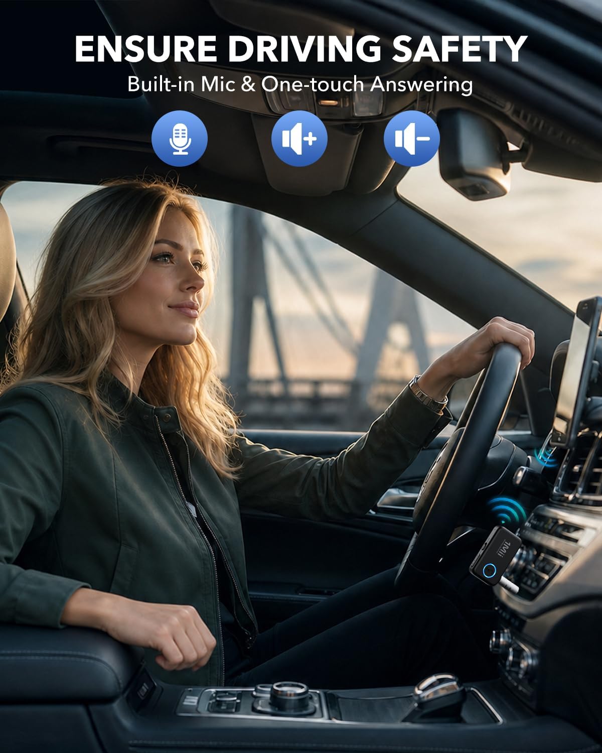 Detalle de 1Mii Bluetooth 5.3 music receiver, 16H