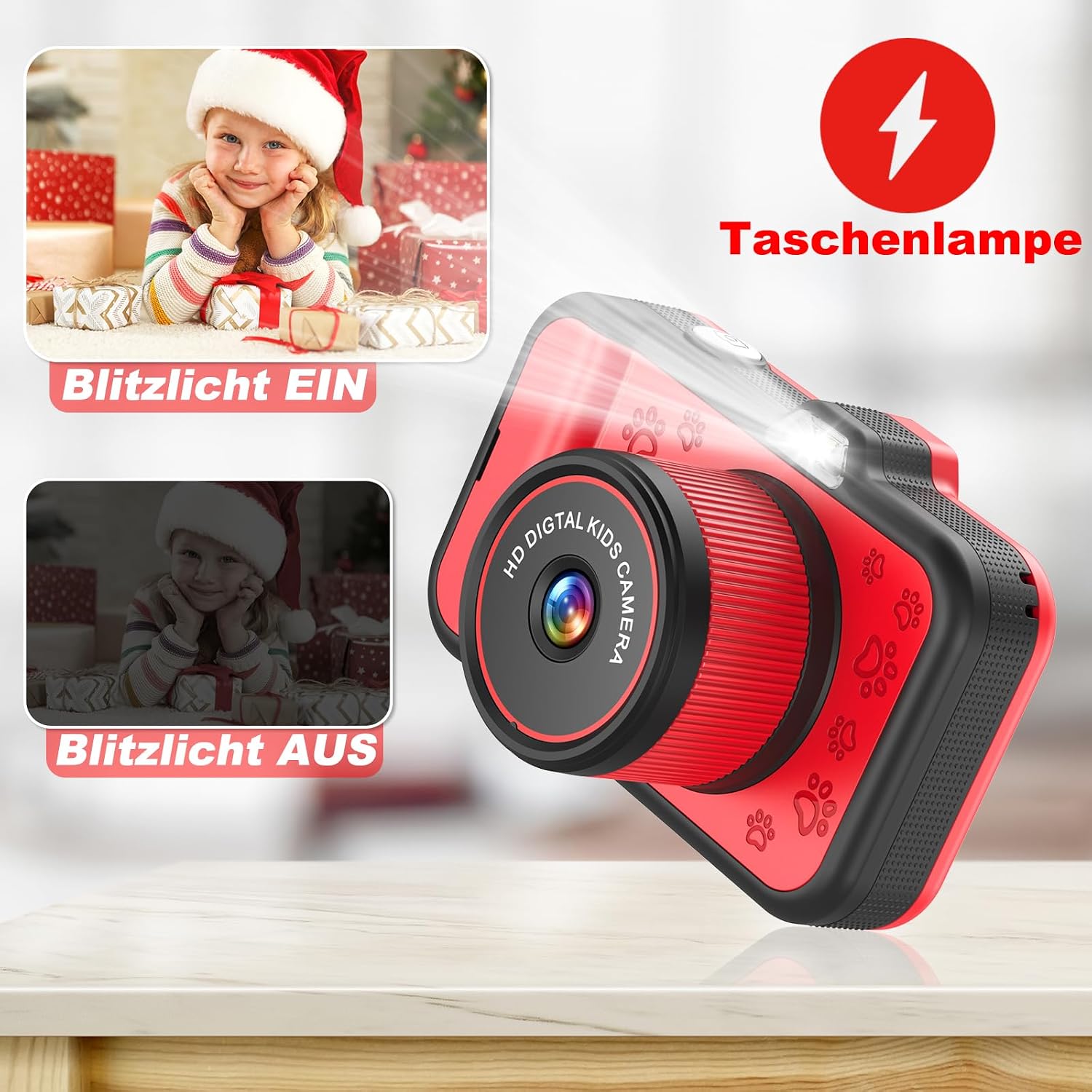 Thumbnail 3 de CHAKEYAKE Kinderkamera 3,5 Zoll Bildschirm