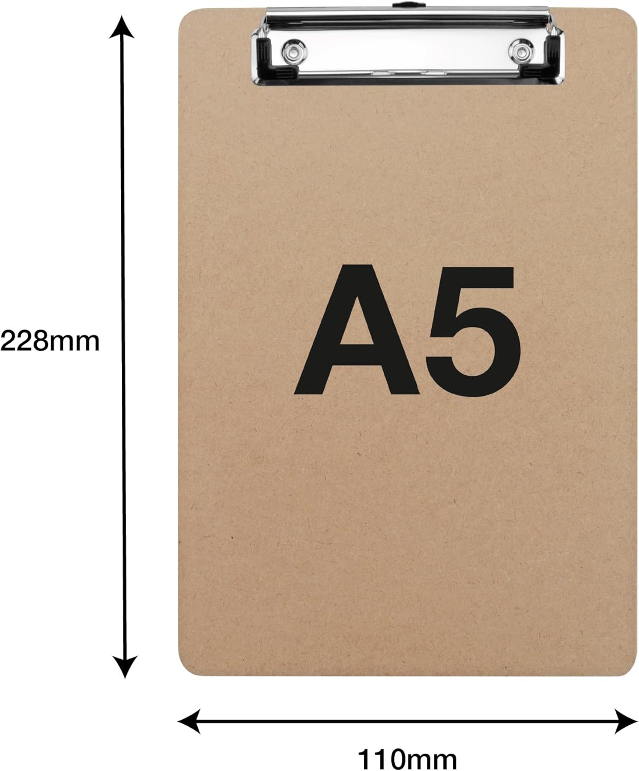 Thumbnail 4 de Rapesco 1608 Business Pack: 12 A5 Hardboard Clipboards