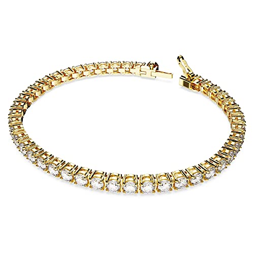Detalle 2 de Swarovski Matrix Tennis pulsera Blanca Talla redonda