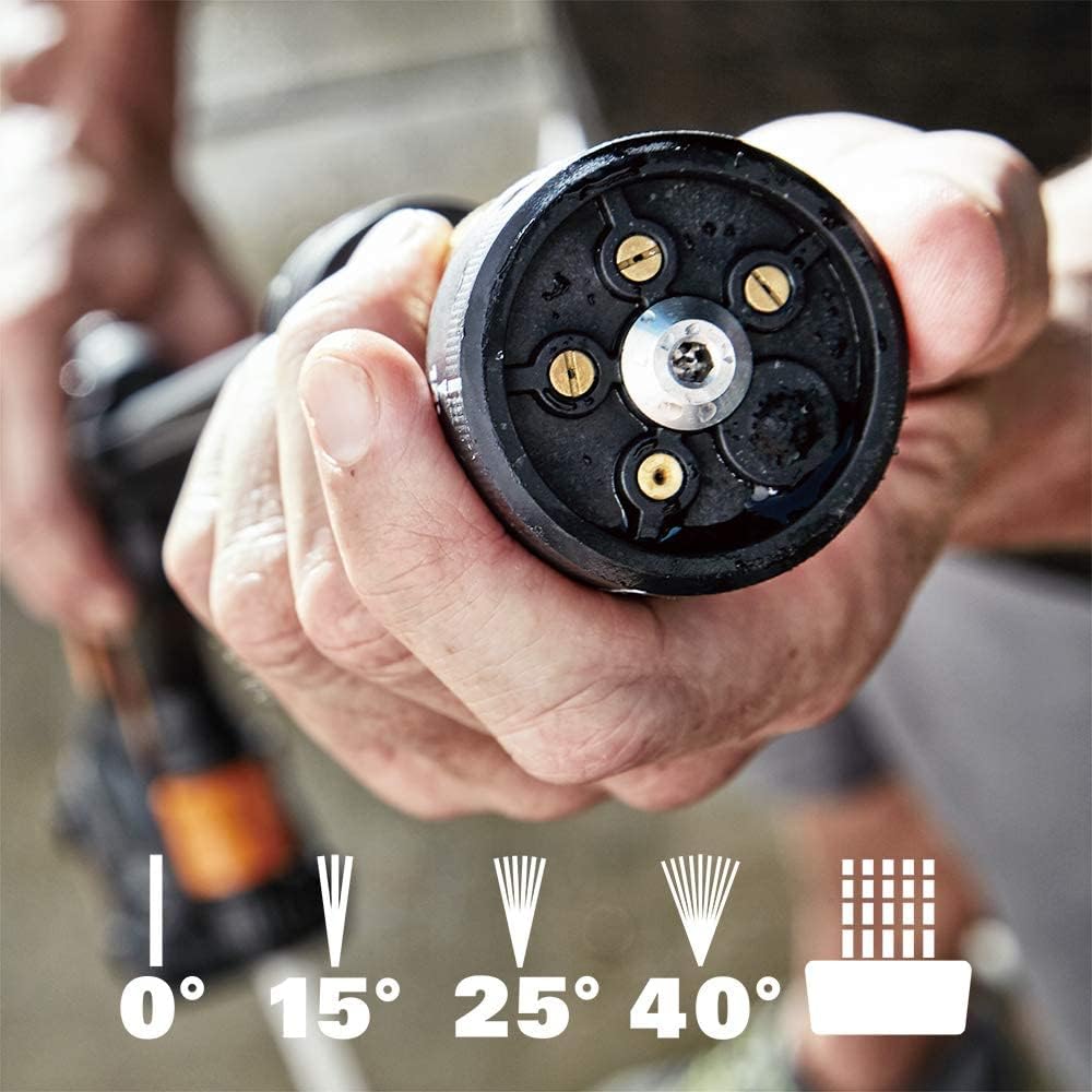 Detalle de WORX Hydroshot WG620E.6 20V Cordless Pressure Washer (22 Bar, 120 L/H) with 2.0 Ah Battery