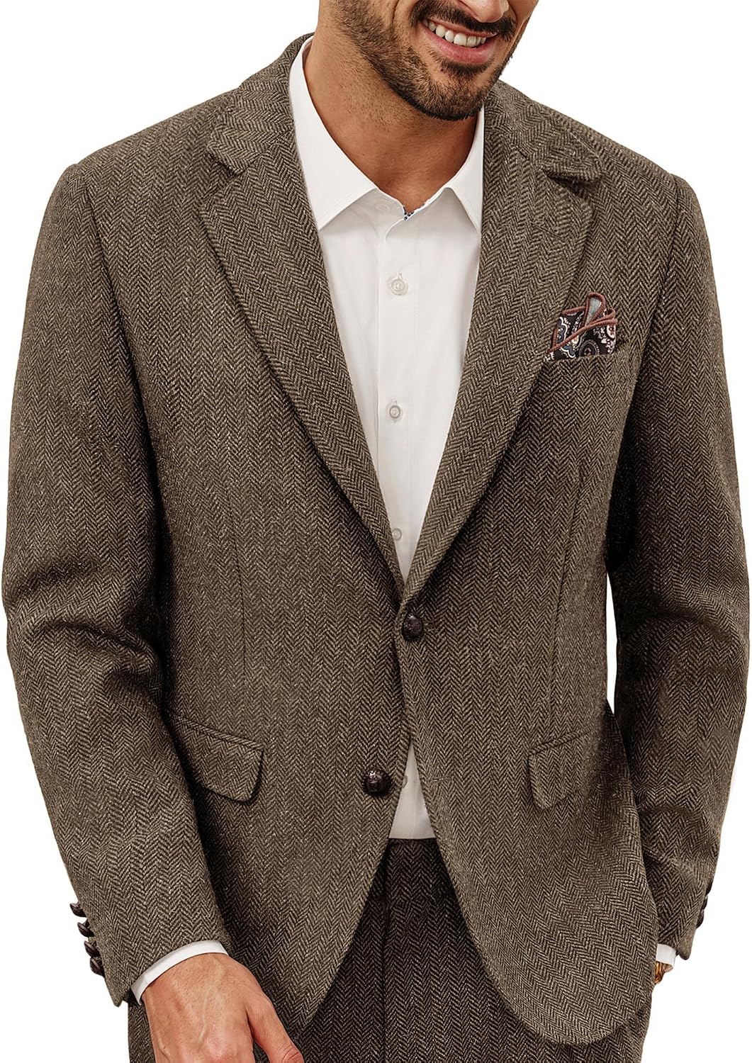 Detalle de PJ PAUL JONES Blazers chaqueta tweed vintage