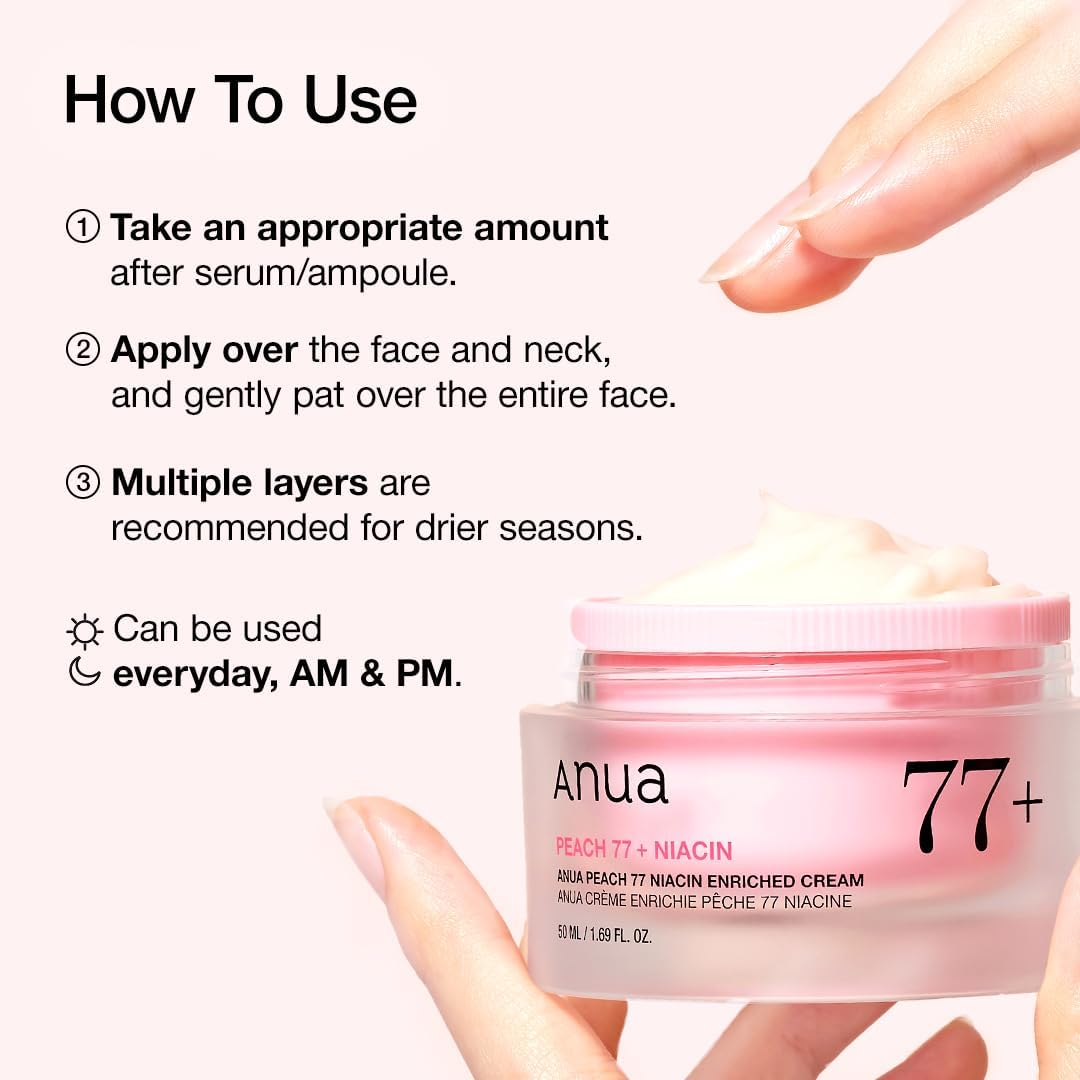 Thumbnail 6 de Anua Peach Niacinamide Cream: Hydrating Korean Skin-Glows, 50ml