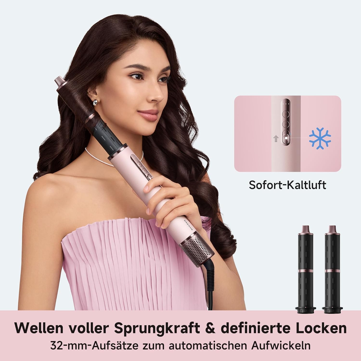 Detalle 2 de Dreame AirStyle Era Multi-Styler 2026 – 8-in-1, schnelles Trocknen, Glätten, Locken und Volumen
