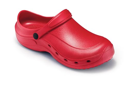 Thumbnail 3 de ESTRO Zuecos Sanitarios Mujer Goma 38 Rojo