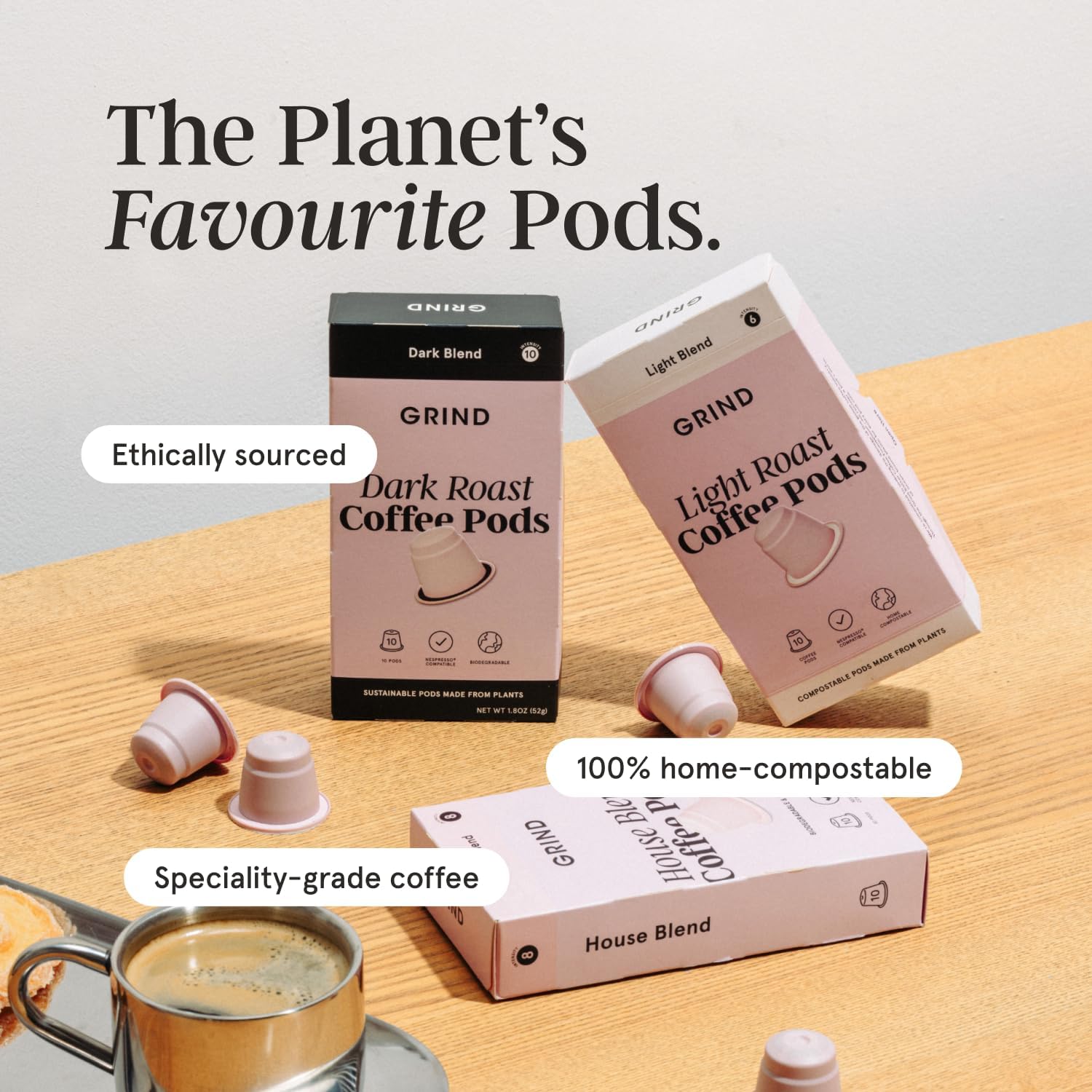 Detalle de Grind Vanilla Coffee Pods 60 Pack