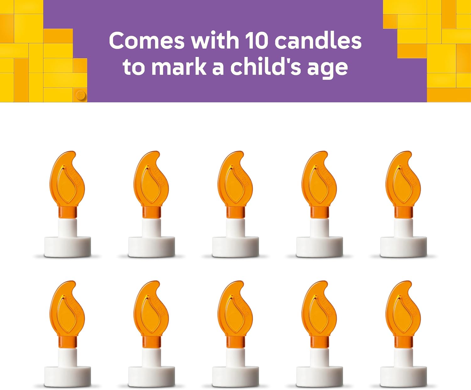 Thumbnail 4 de LEGO 40815 Birthday Party Cake building set, 219 pieces with 10 candles