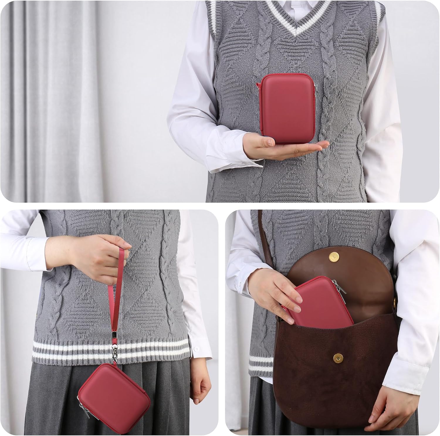 Thumbnail 1 de RAIALL Carrying Case for Canon PowerShot ELPH 360 HS / IXUS 285 HS & Similar Compact Cameras