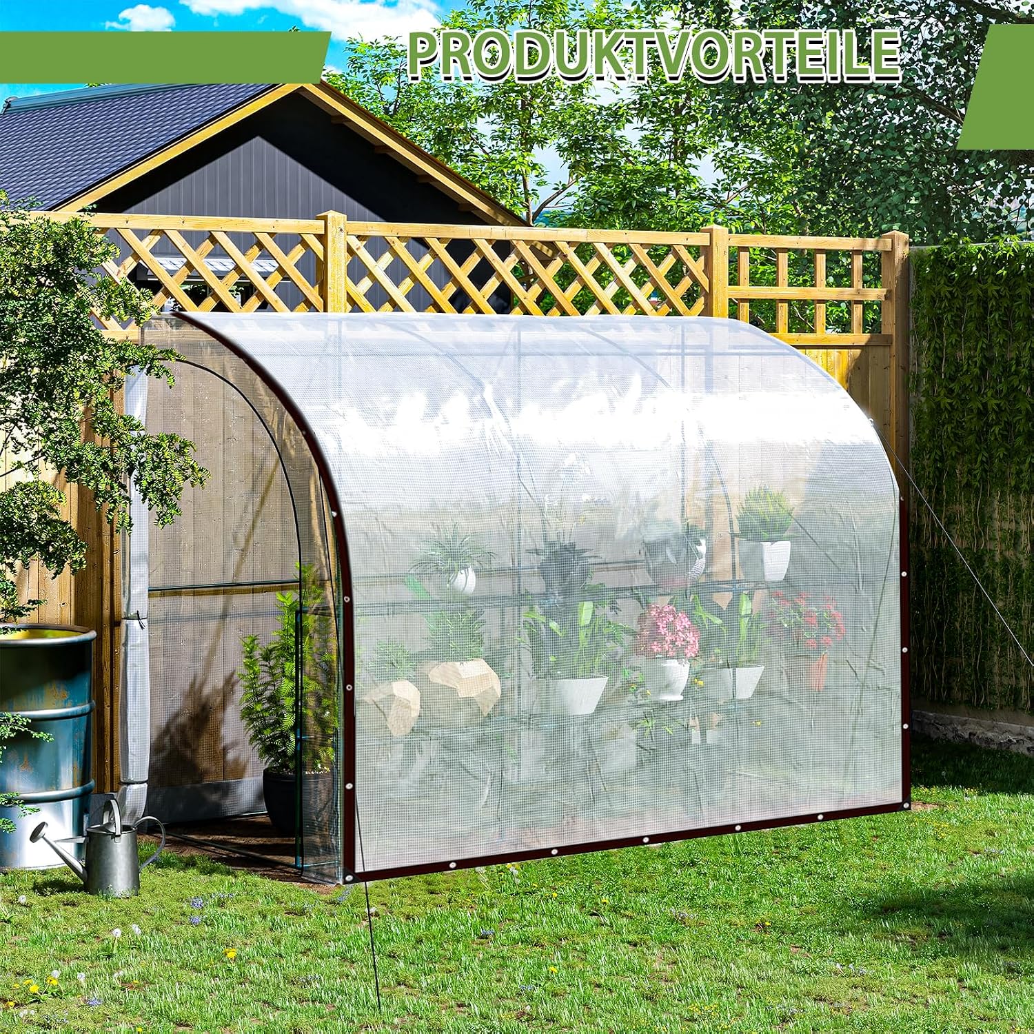 Detalle 1 de HESIOL Transparente Plane presenning 2 × 1 m med 90 % transparens