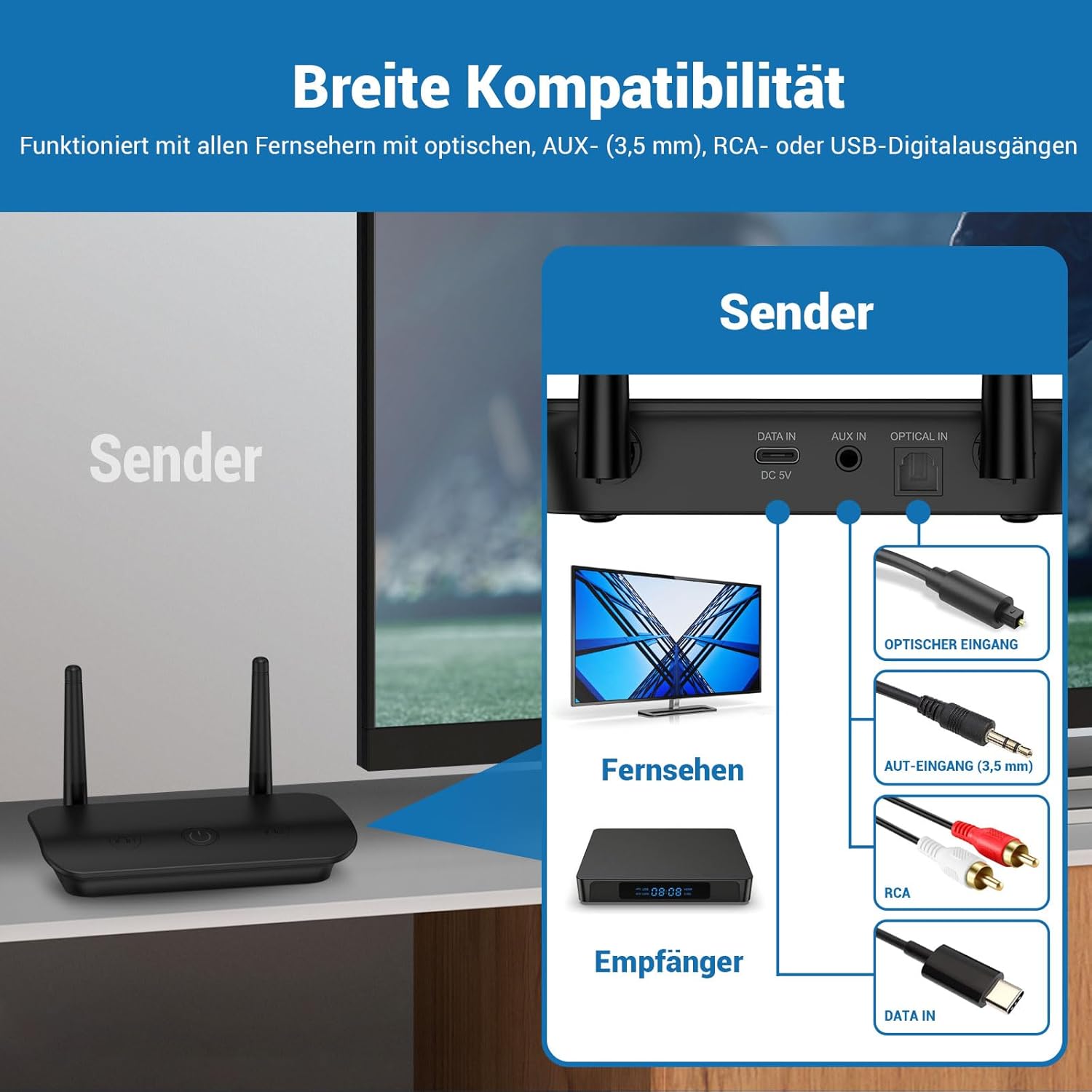 Thumbnail 4 de LETSACTIV Dual Wireless Kopfhörer 196ft