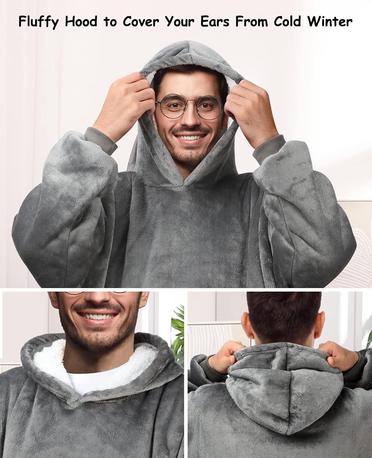 Thumbnail 5 de Sendowtek Sudadera con Capucha de Gran tamaño