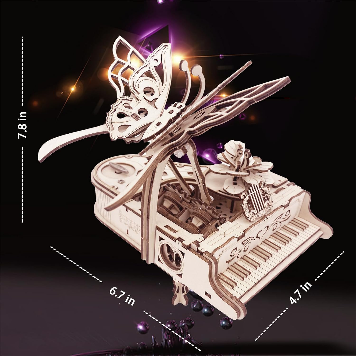 Thumbnail 1 de Cool Piano Music Box 3D Puzzle for Adults 🎲
