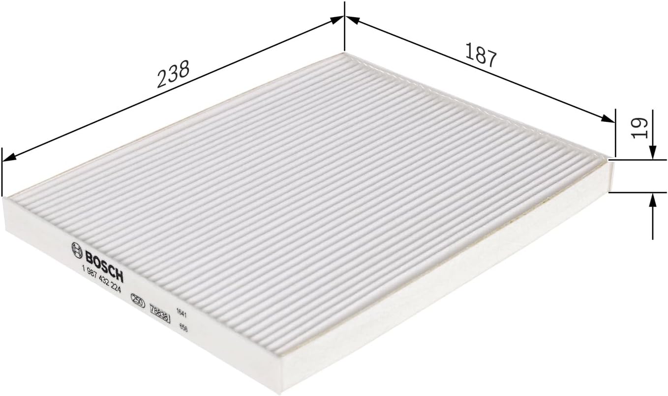 Thumbnail 1 de Bosch M2224 filtre d’habitacle Standard : contre le pollen, la poussière et la buée
