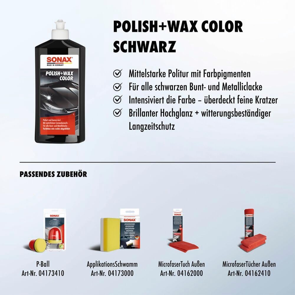 Detalle de SONAX Polish+Wax Color Politur 500 ml