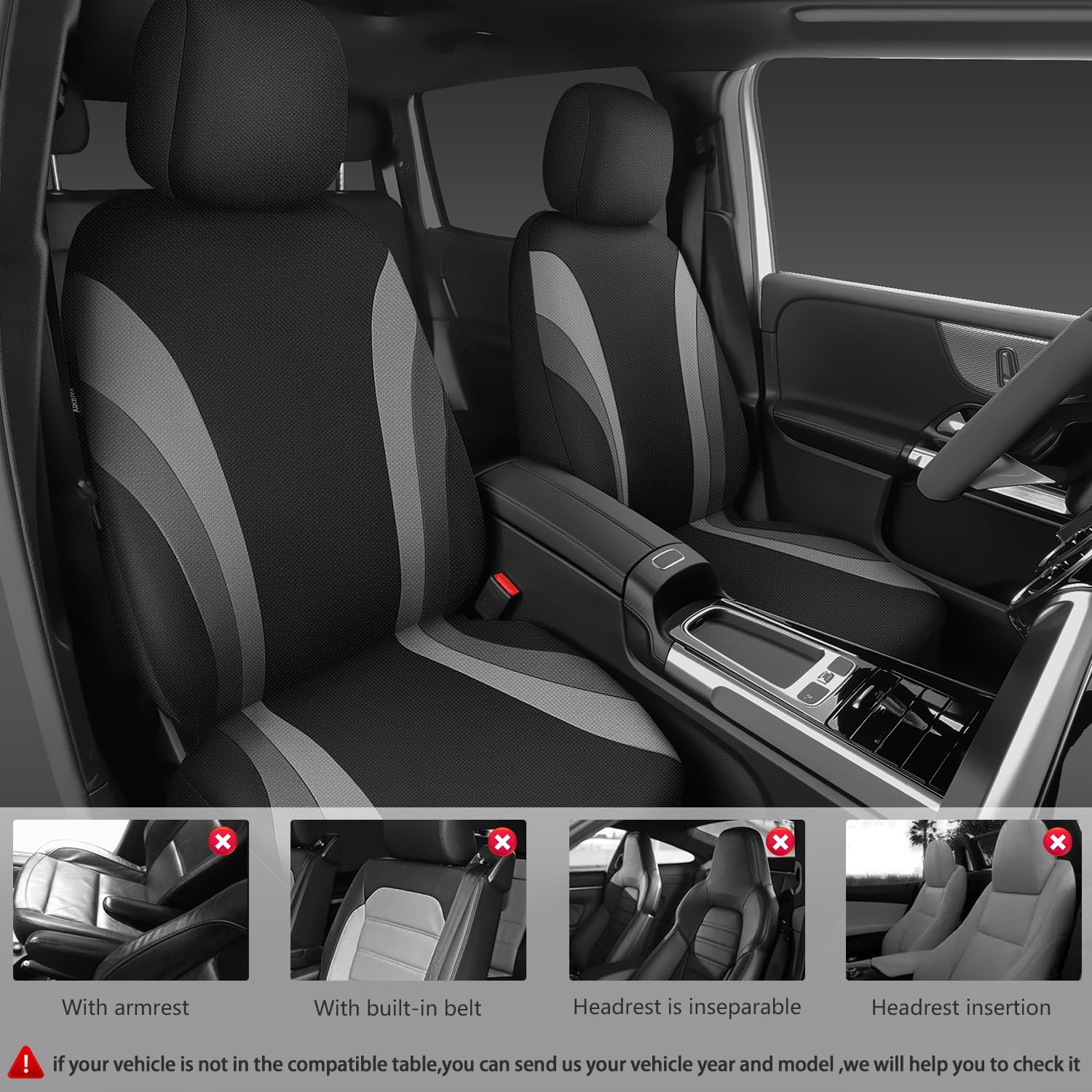 Thumbnail 2 de CAR PASS EVA Waterproof Front Seat Covers, 2pc