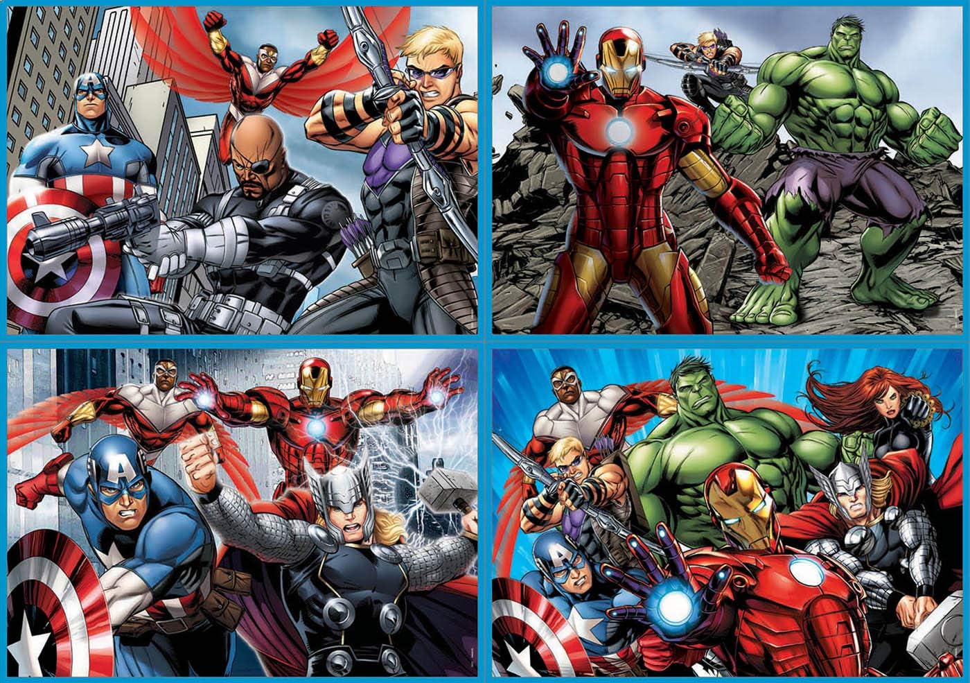 Thumbnail 2 de Educa Avengers – 4 puzzles progressifs enfant (50/80/100/150 pièces) dès 5 ans