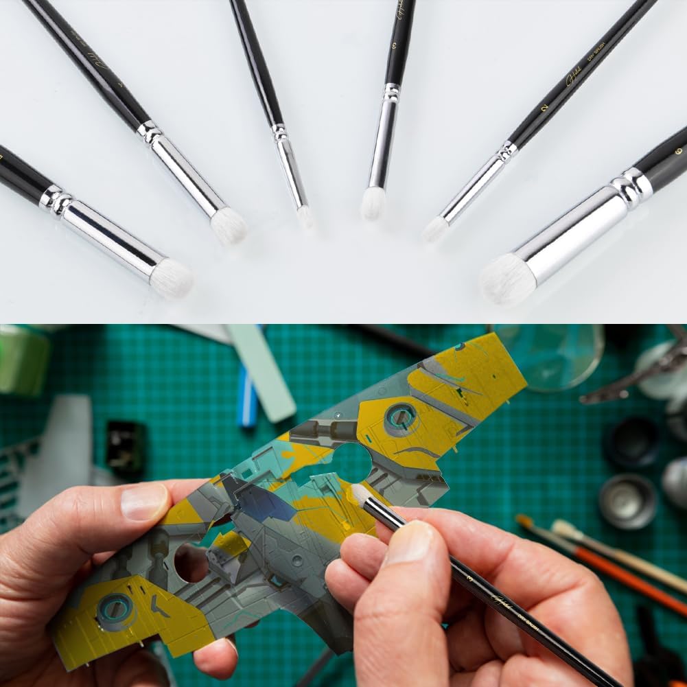 Thumbnail 6 de HOTUT Miniature drybrush set 6 sizes