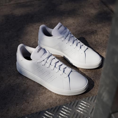 Thumbnail 8 de adidas Advantage Base 2.0, scarpe da uomo con lacci, bianco e Shadow Navy