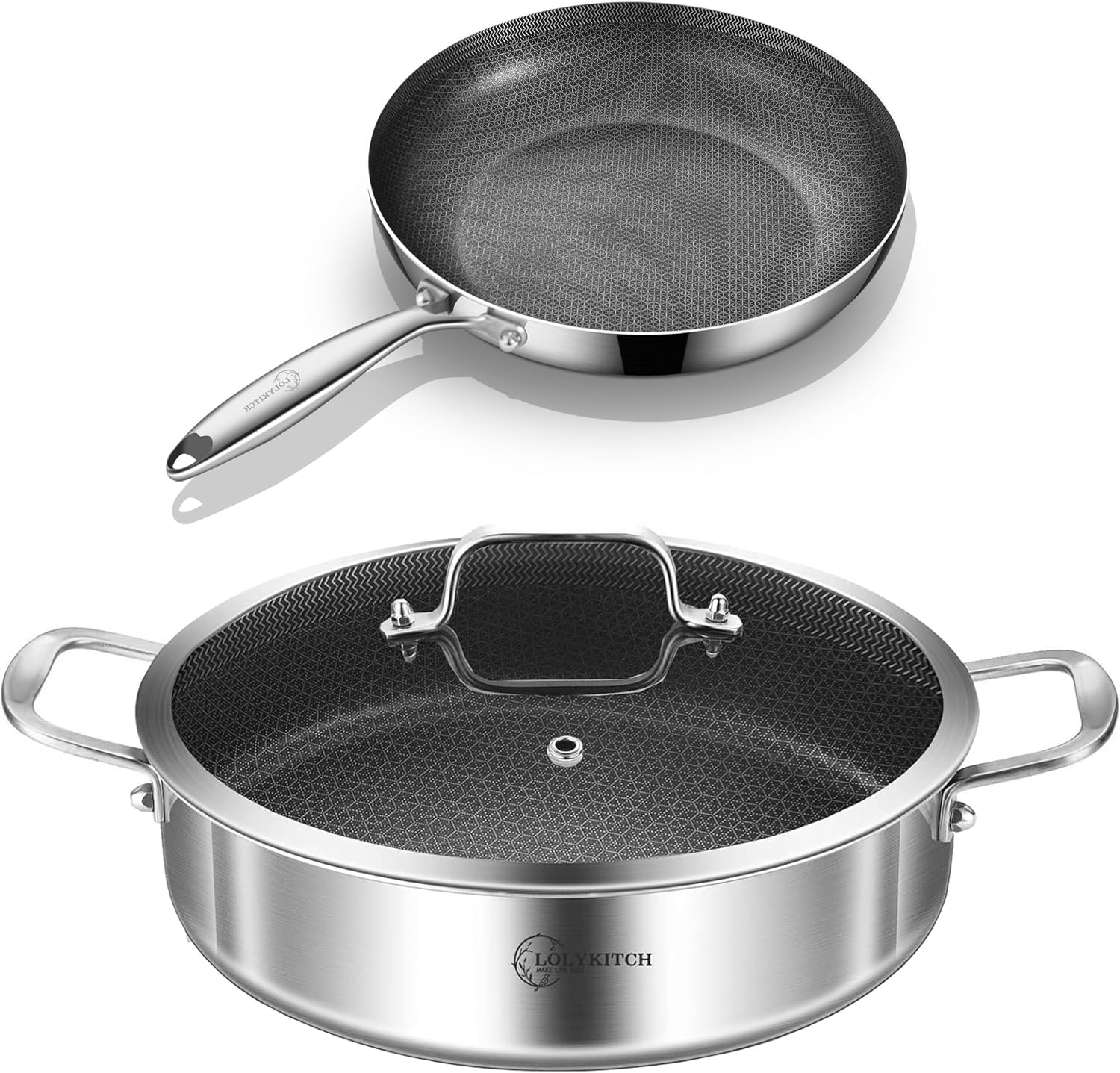 Detalle de LOLYKITCH Cookware Set, 6 QT
