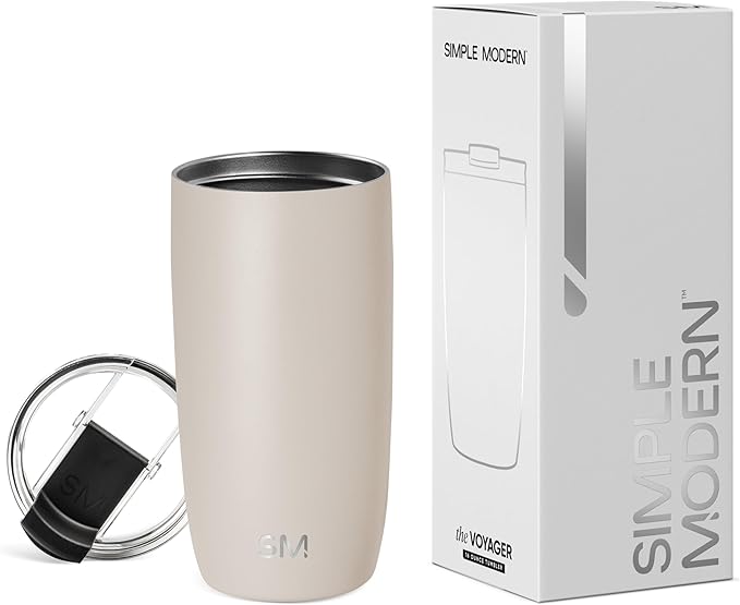 Detalle de Simple Modern Voyager☕ Vaso térmico 470ml de acero inox