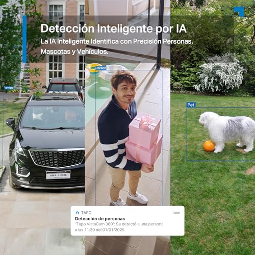 Thumbnail 6 de Tapo C660 Kit: Cámara de Seguridad WiFi 4K con Panel Solar y Visión 360°