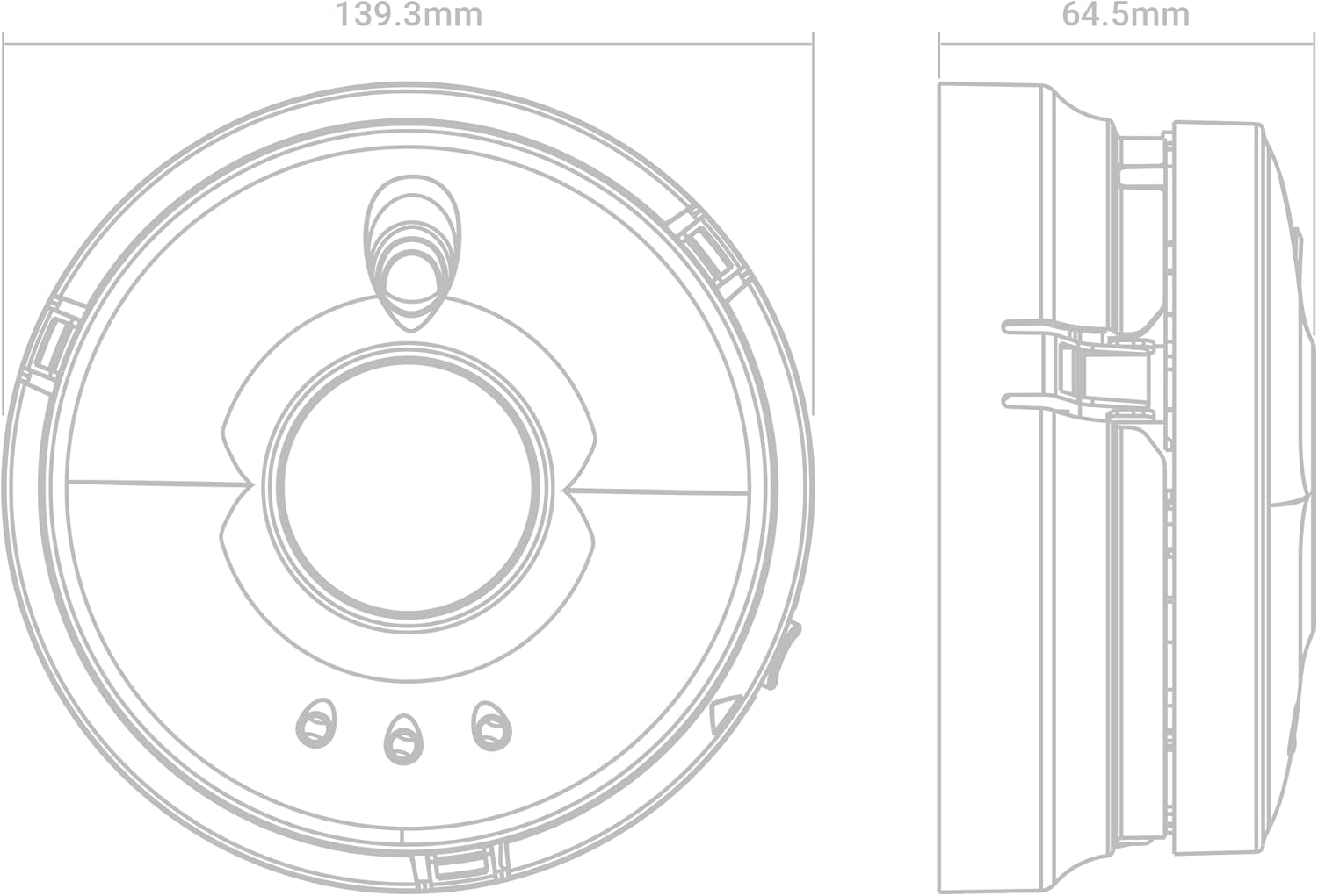 Thumbnail 3 de FireAngel CW1-PF-T Mains Carbon Monoxide Alarm with 9V Battery Back Up