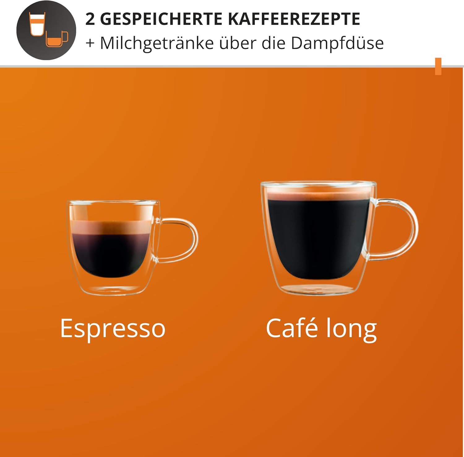 Detalle de KRUPS Arabica Picto Kaffeevollautomat EA810870 – kompakt, intuitiv, Milchschaum inklusive