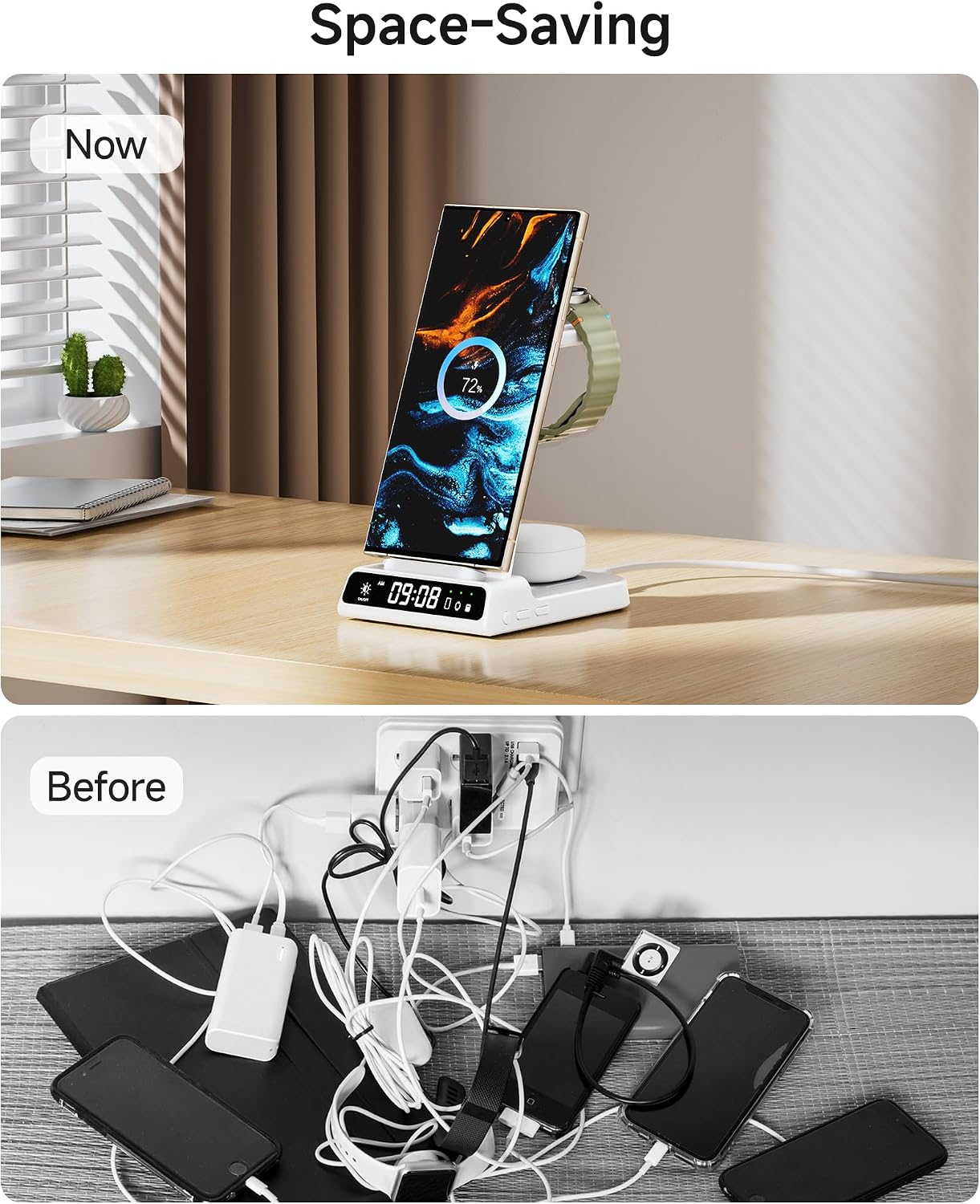 Thumbnail 5 de leQuiven Chargeur Induction 3 en 1 pour Galaxy