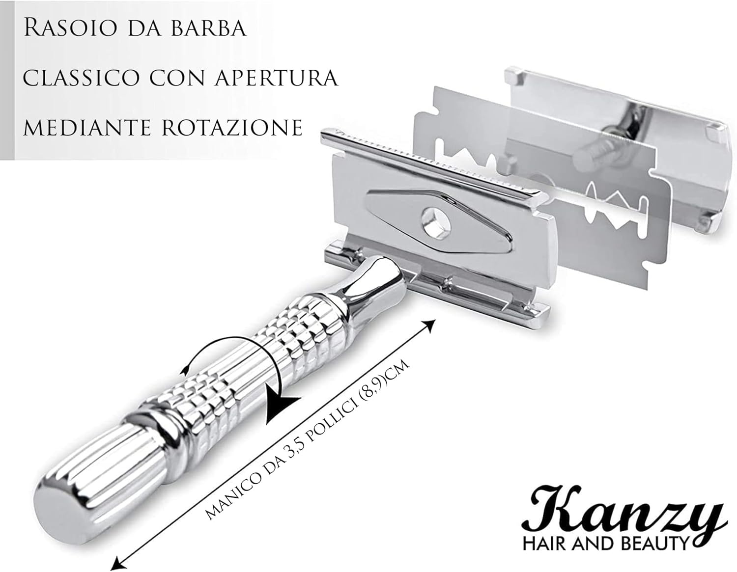 Thumbnail 1 de Kanzy Rasoio di Sicurezza doppio filo 10 lame 🪒
