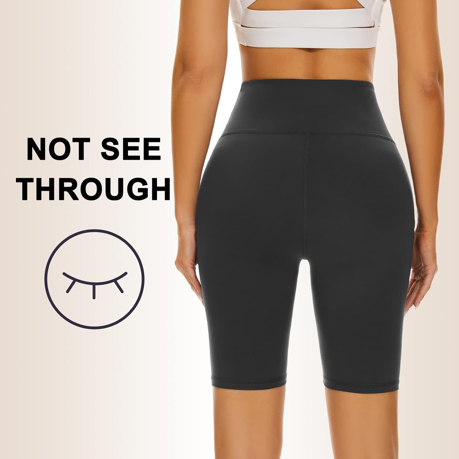 Thumbnail 2 de SIMIYA Power Stretch high-waist cycling shorts for women (yoga, gym & running)