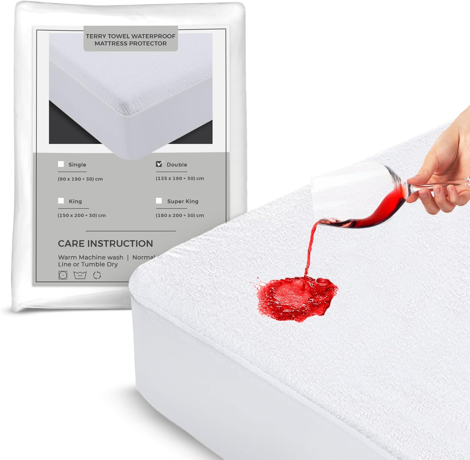 Thumbnail 5 de Yorkshire Bedding 30cm Deep Waterproof Mattress Protector