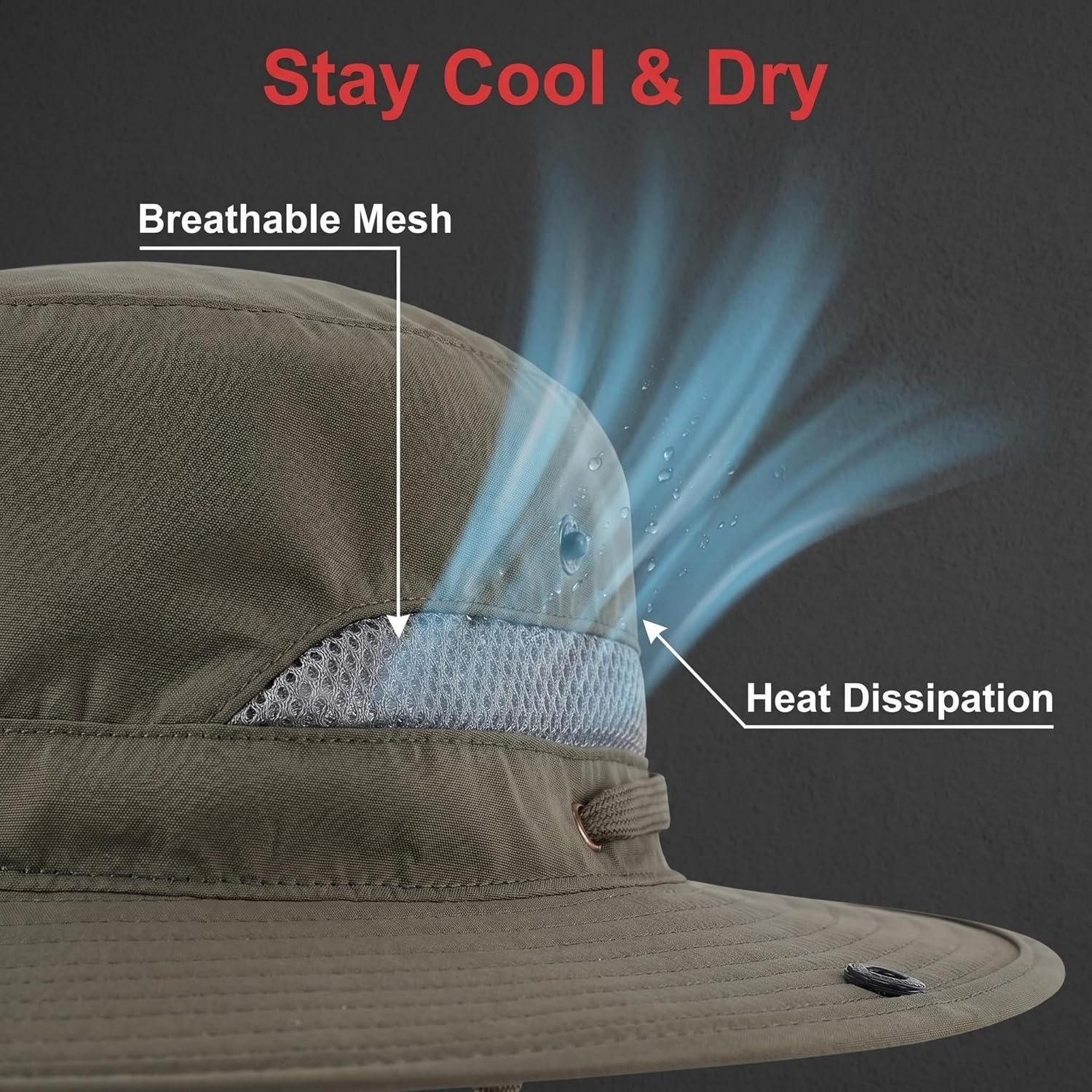 Detalle 2 de Connectyle Wide-Brim Sun Hat Polyester