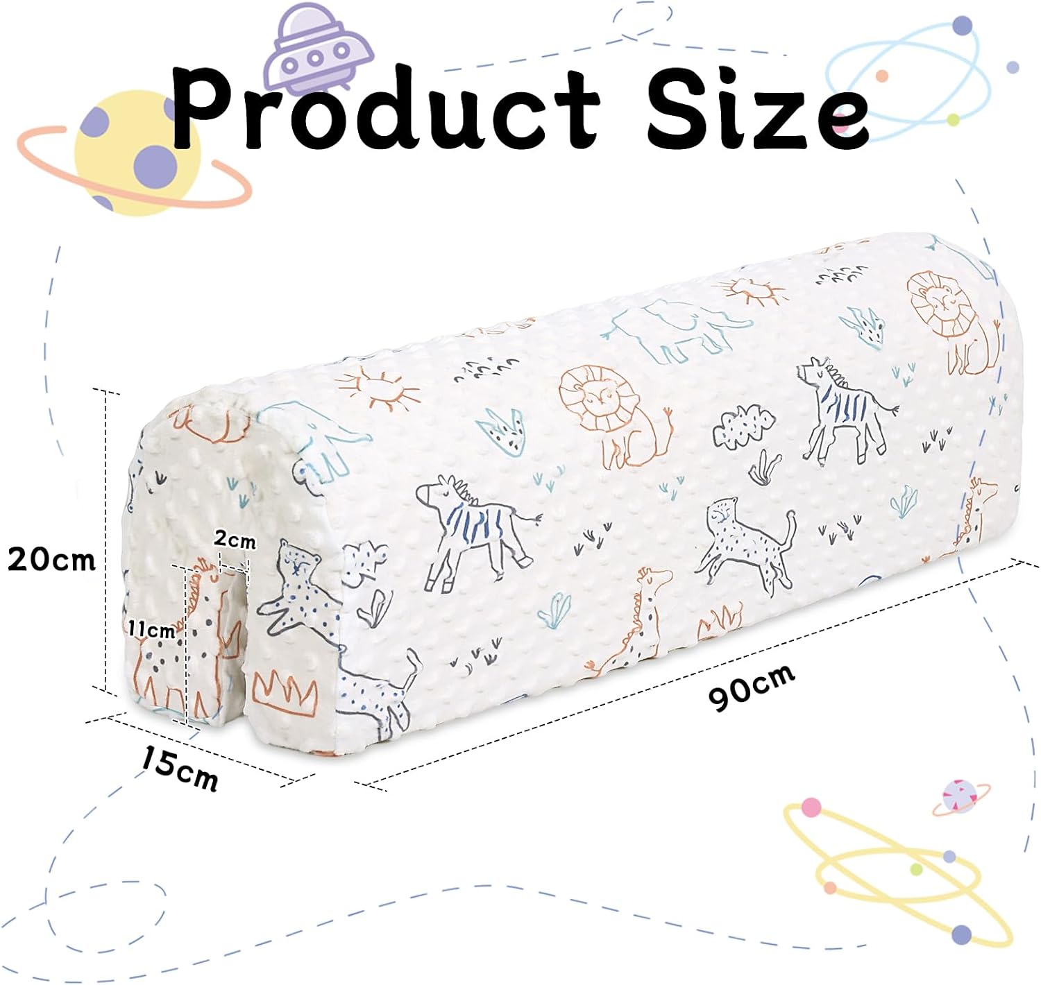 Thumbnail 1 de HAVARGO Bettkantenschutz 90 cm für Kinderbetten