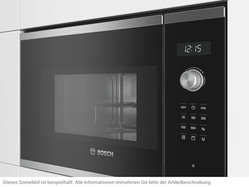 Detalle de Bosch BEL524MS0 Série 6 – Micro-ondes encastrable avec éclairage LED