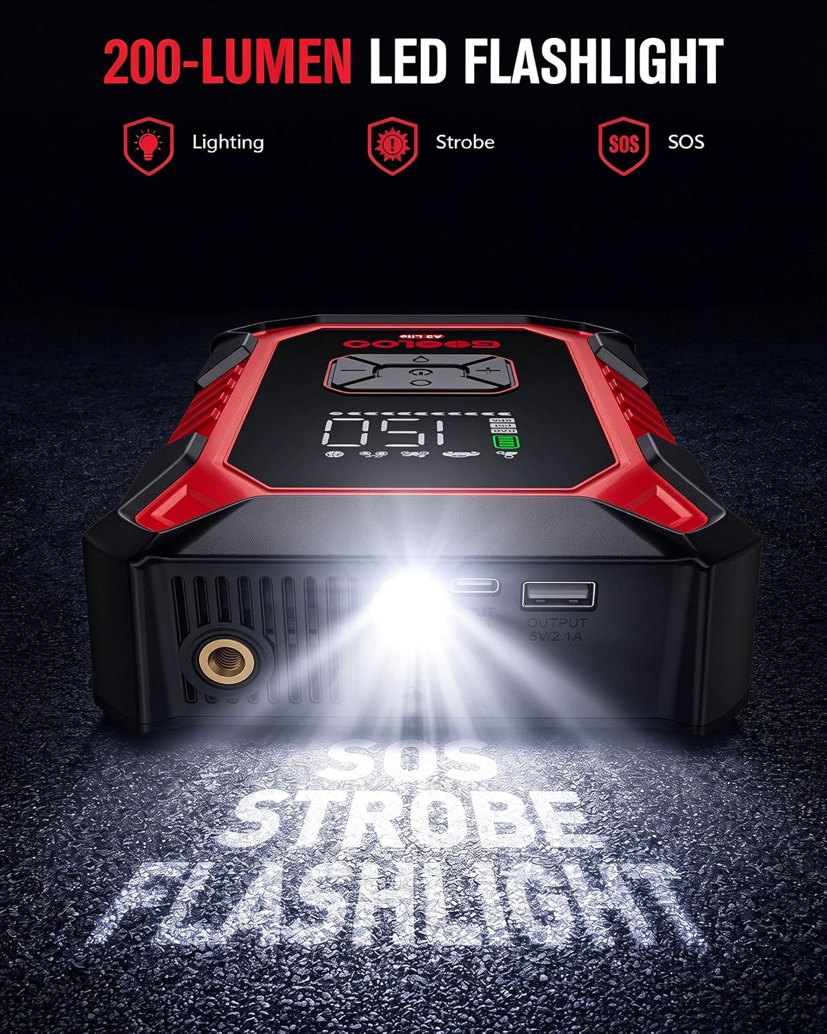 Thumbnail 6 de GOOLOO Portable Jump Starter A3 Lite