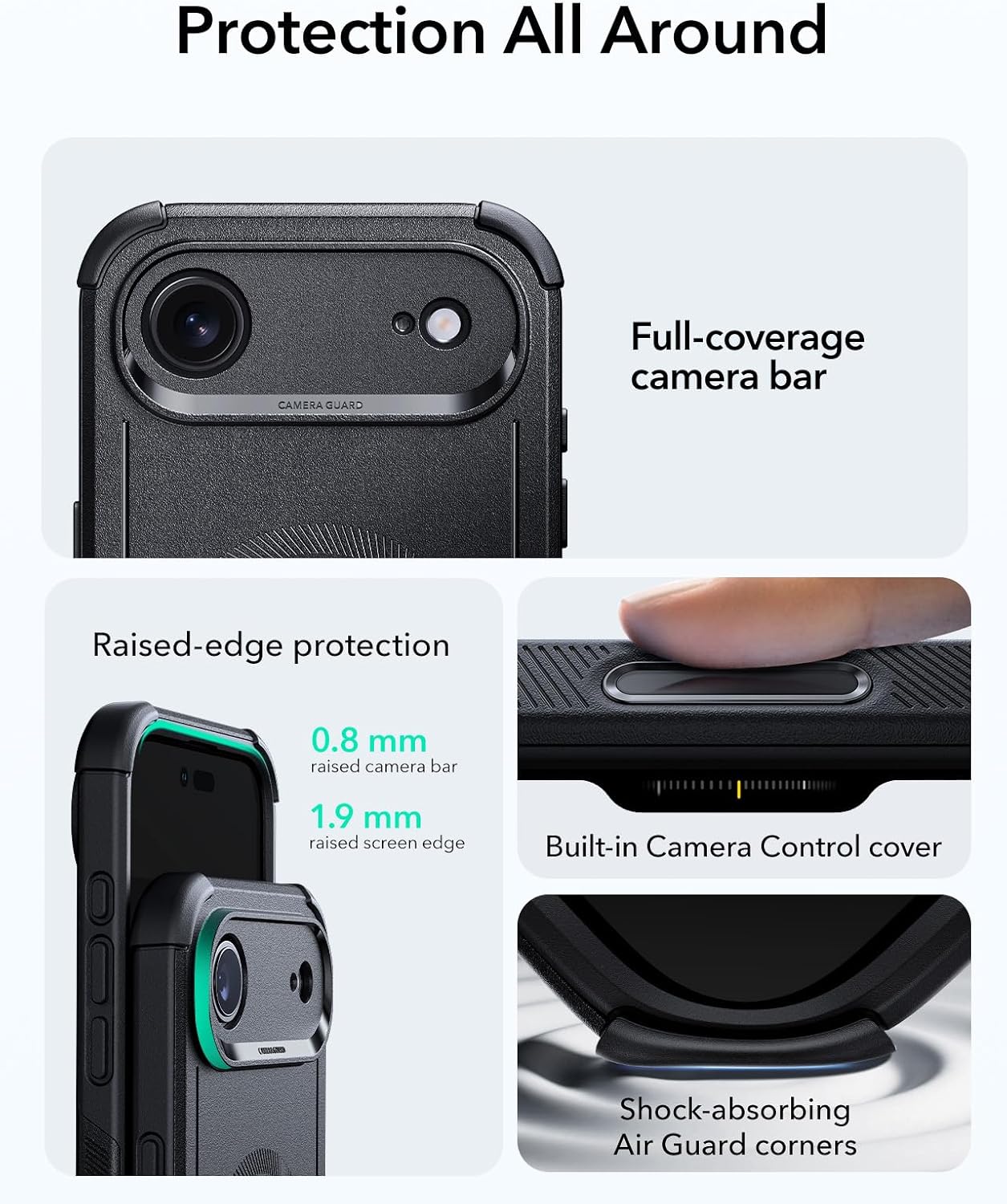 Detalle 2 de ESR iPhone 17 Air Case 7X drop protection
