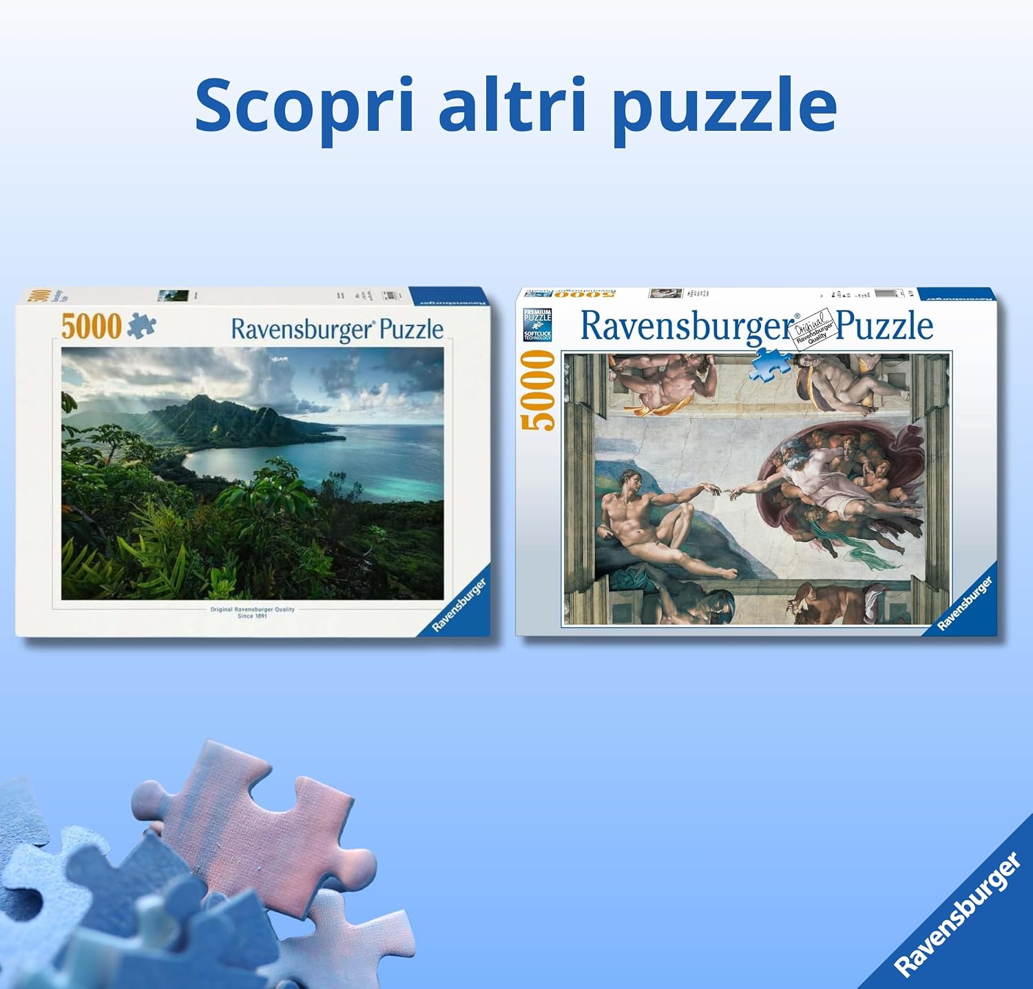 Thumbnail 5 de Ravensburger Puzzle Mappamondo storico 5000 pezzi 🧩