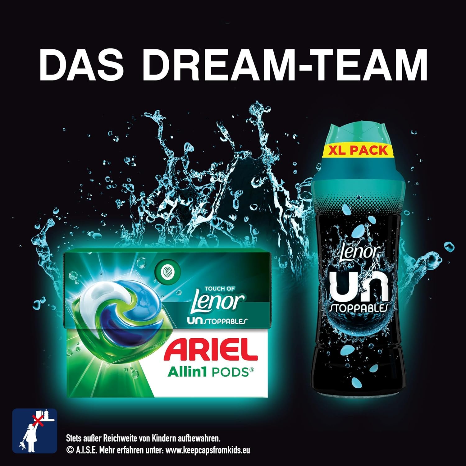 Detalle 2 de Lenor Unstoppables Fresh Wäscheparfüm (735 g) – Frische für alle Textilien bis zu 12 Wochen