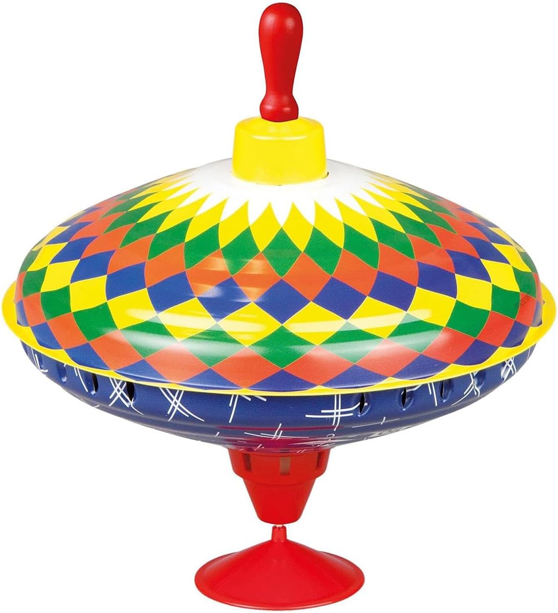 Detalle 1 de Lena tin Toys Brummkreisel Ø19 cm Maulwurf