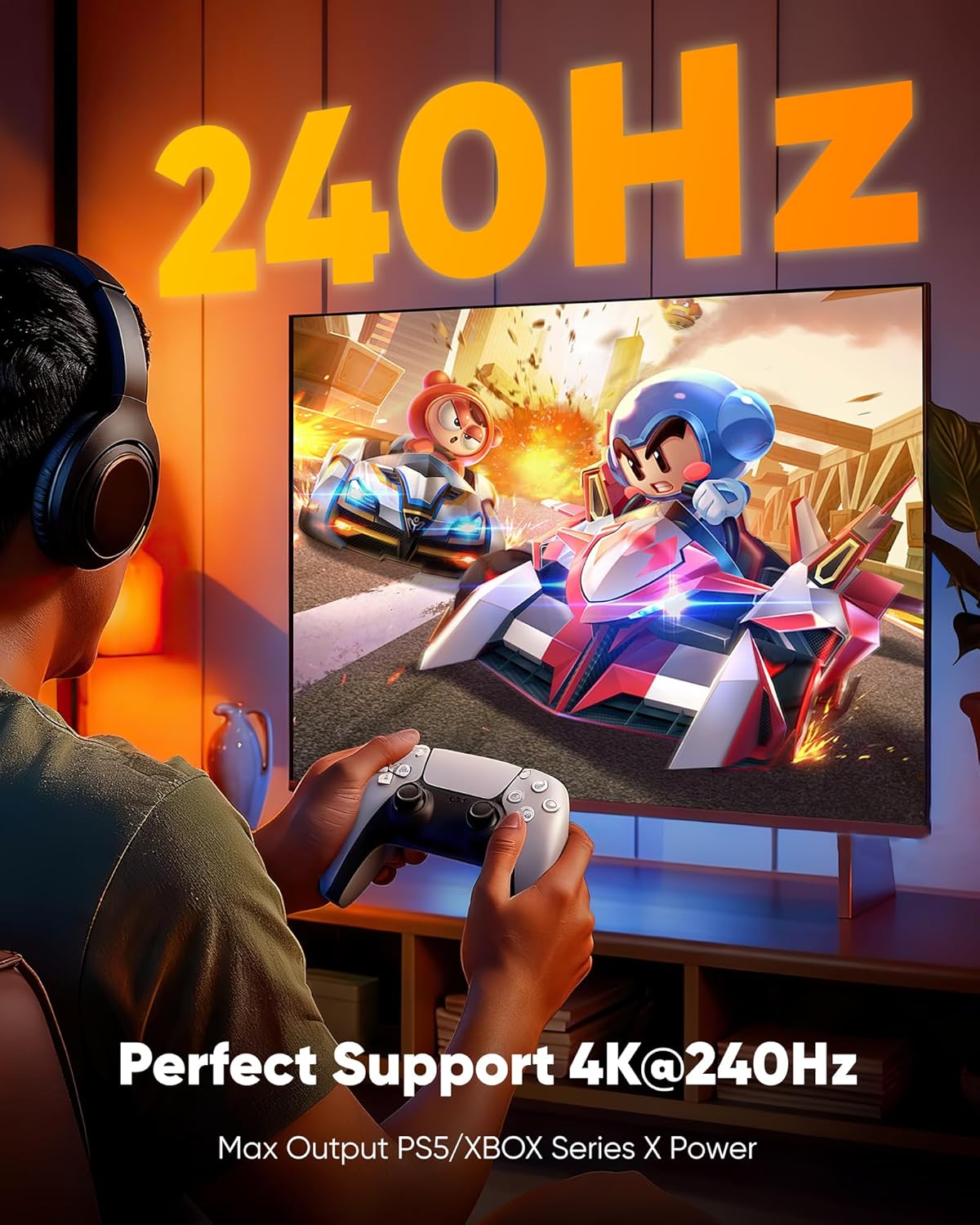 Thumbnail 3 de Snowkids HDMI cable 2m 16K 10K 8K