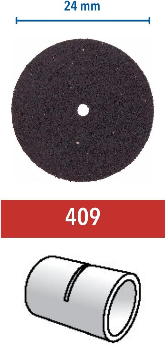 Thumbnail 1 de Dremel 409 Lot de 36 Disques à Tronçonner Ø24 mm – pour découpe précise avec outils rotatifs