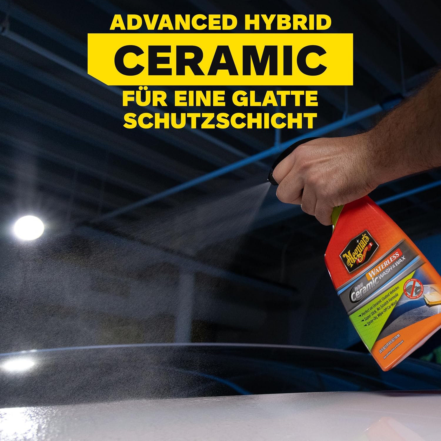 Thumbnail 4 de Meguiar’s Hybrid Ceramic Waterless Wash & Wax – Trockenwäsche mit Keramikwachsschutz, 710 ml (G251024EU)