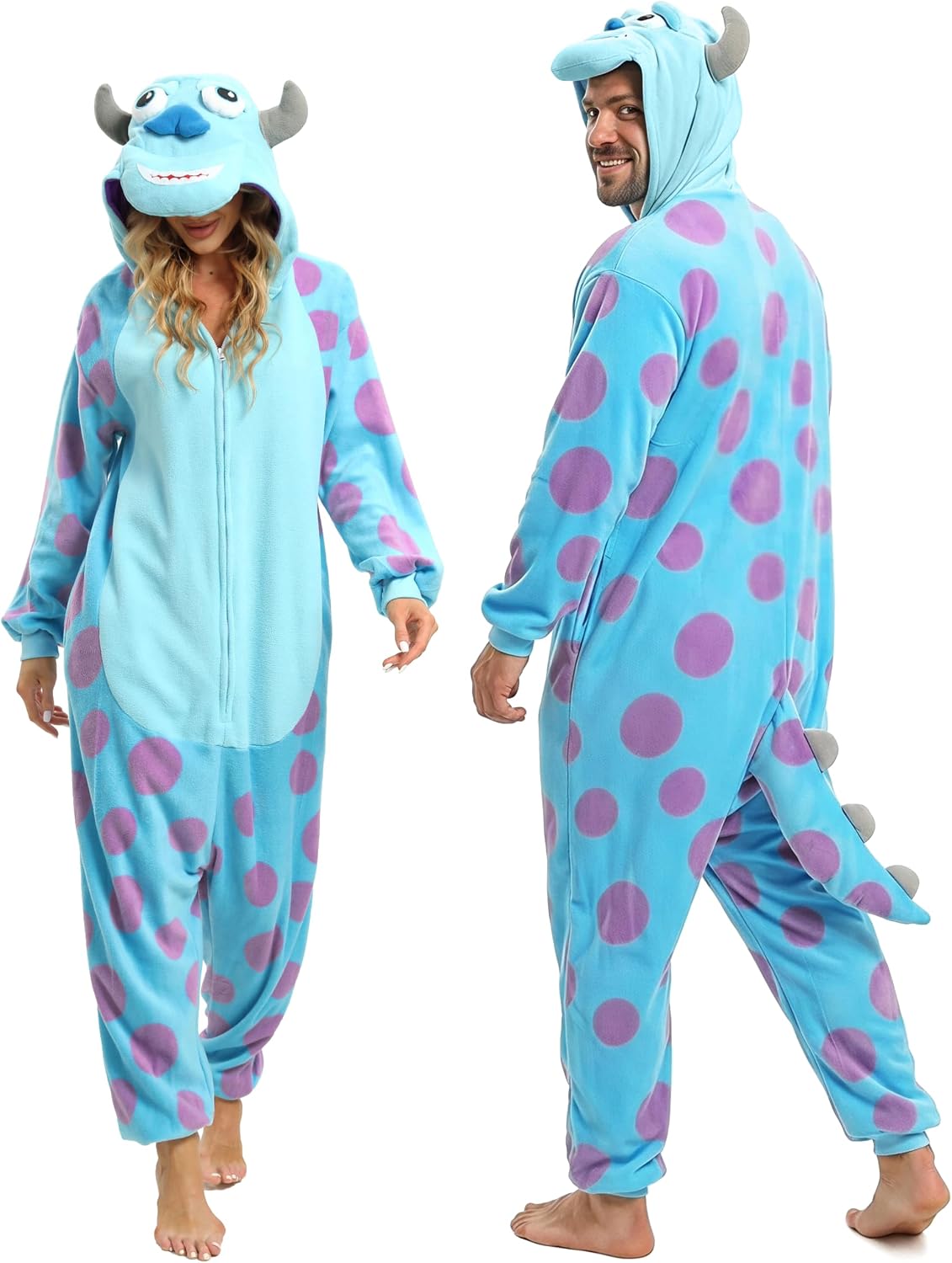 Detalle de LABULA Unisex Adult Animal Onesie Pajamas, Polar Fleece Halloween Costume