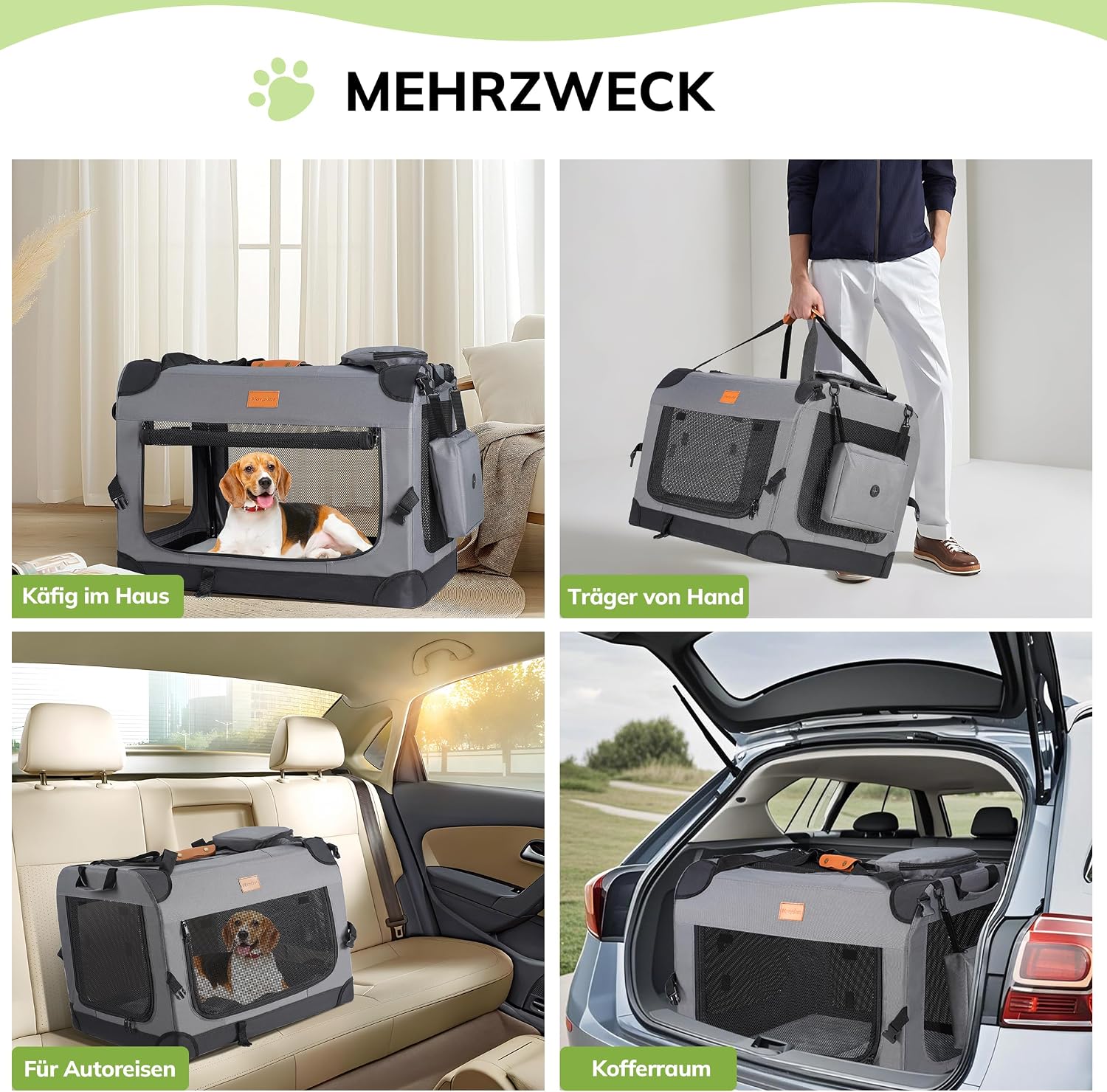 Detalle 2 de Morpilot Transportbox 70x52x52 für Hunde